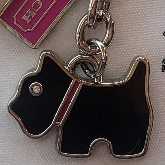 Coach Vintage Scottie Dog & Bone Charm - Picture 5 of 8